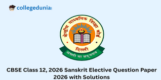 CBSE Class 12 Sanskrit Elective 2026 Question Paper with Solution PDF